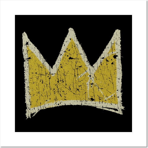 King Crown Basquiat 70s -VINTAGE RETRO STYLE Wall Art by lekhartimah